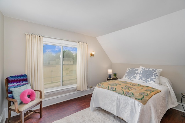 190 Annapolis St E, West Saint Paul, MN 55118 - bedroom with wood finished floors and vaulted ceiling