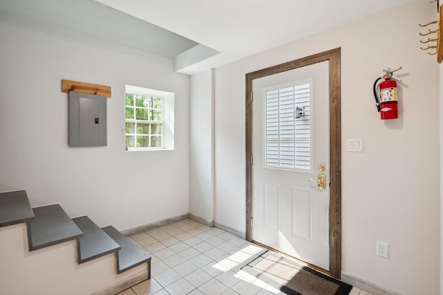 5578 Cloquet Rd, Midway Twp, MN 55810 - entryway featuring electric panel and light tile patterned flooring
