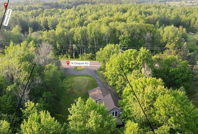 5578 Cloquet Rd, Midway Twp, MN 55810 - drone / aerial view of a heavily wooded area