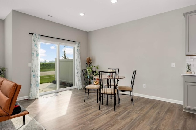 17983 Giants Way, Lakeville, MN 55044 - dining space with wood finished floors and recessed lighting