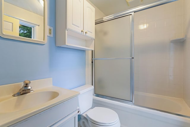 332 Riverside Dr NE, Saint Cloud, MN 56304 - bathroom with vanity and enclosed tub / shower combo