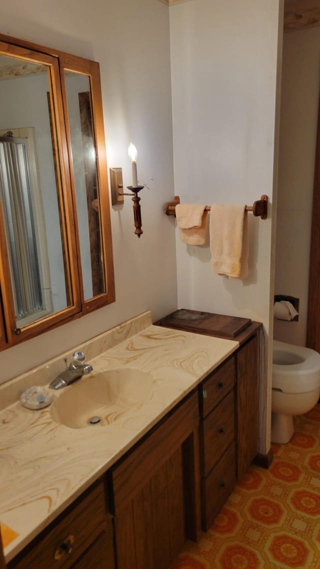 112 240th St N, Eglon Twp, MN 56549 - bathroom with vanity and toilet