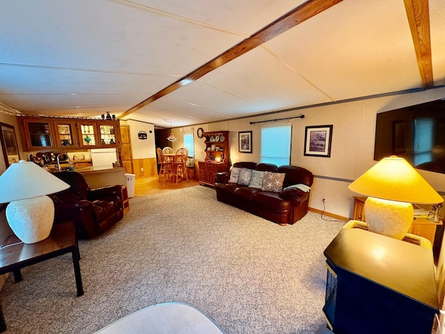 2683 22nd St NW Lot 8, Baudette, MN 56623 - living room with carpet and bar area