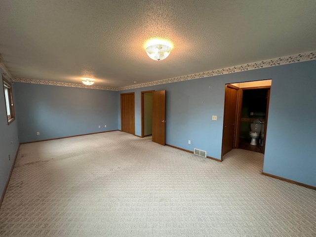 3211 30th Ave S, Fargo, ND 58103 - spare room with a textured ceiling and light carpet