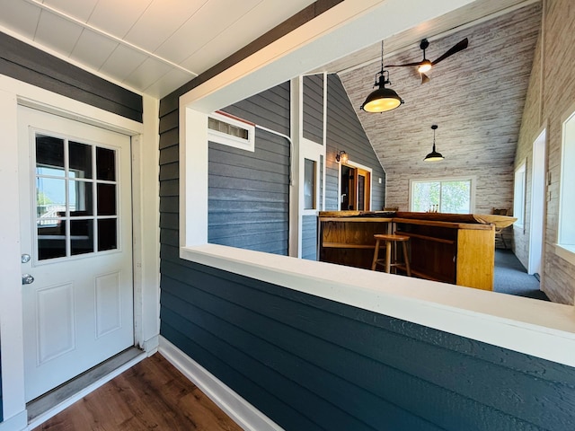 15127 Twilight Rd, Kathio Twp, MN 56359 - entrance to property featuring covered porch and a bar