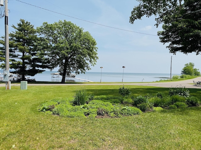15127 Twilight Rd, Kathio Twp, MN 56359 - view of grassy yard featuring a water view