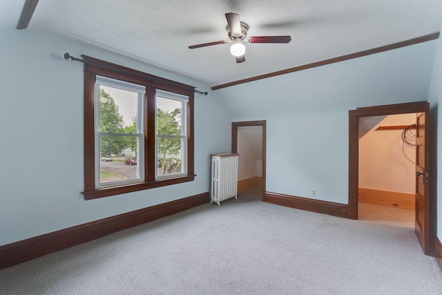 1173 Matilda St, Saint Paul, MN 55117 - carpeted empty room featuring lofted ceiling and a ceiling fan
