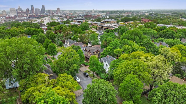 737 5th St E, Saint Paul, MN 55106 - aerial view of property's location with nearby urban area