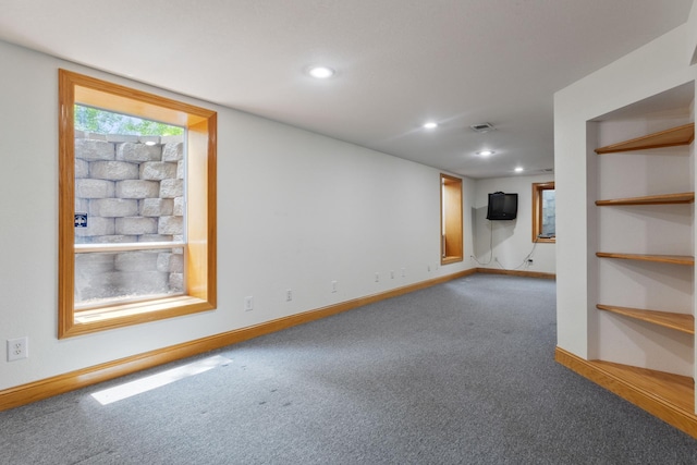 2131 111th Ln NW, Coon Rapids, MN 55433 - below grade area featuring carpet and recessed lighting
