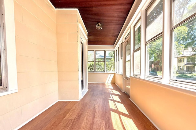 3140 Fremont Ave S, Minneapolis, MN 55408 - corridor featuring wood finished floors and wooden ceiling