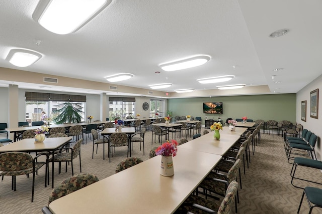 5650 Boone Ave N, New Hope, MN 55428 - dining area featuring carpet