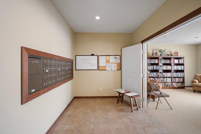 9165 Comstock Ln N Unit 106, Maple Grove, MN 55311 - hall with mail area and recessed lighting