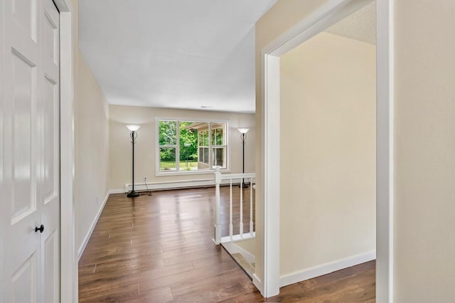 101 Sunset Dr S, Minnetonka, MN 55305 - hallway featuring wood finished floors and baseboards