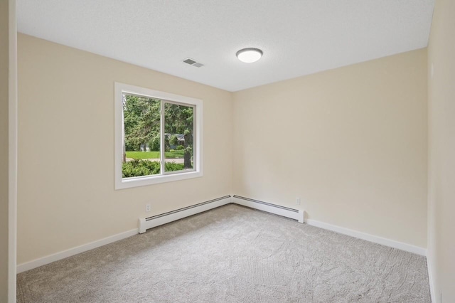 101 Sunset Dr S, Minnetonka, MN 55305 - empty room featuring carpet and a baseboard heating unit
