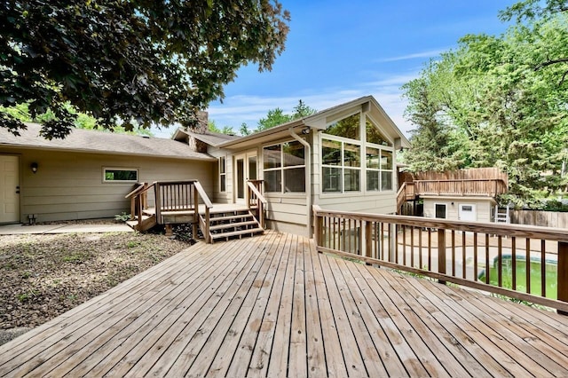 101 Sunset Dr S, Minnetonka, MN 55305 - view of wooden deck