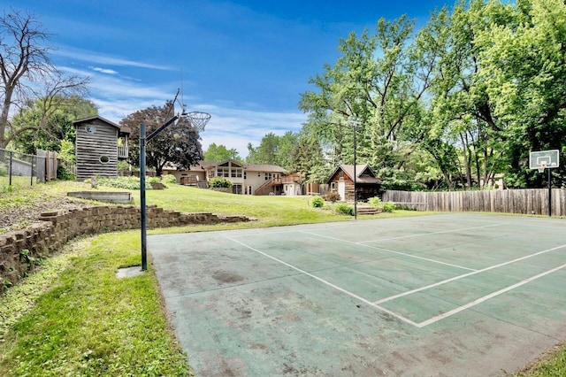 101 Sunset Dr S, Minnetonka, MN 55305 - view of sport court featuring basketball court