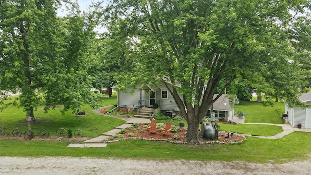 20128 554th St, Concord Twp, MN 55985 - view of front of home with a front lawn