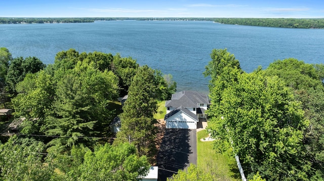 10460 Kismet Isle, Chisago Lake Twp, MN 55013 - view from above of property with a nearby body of water