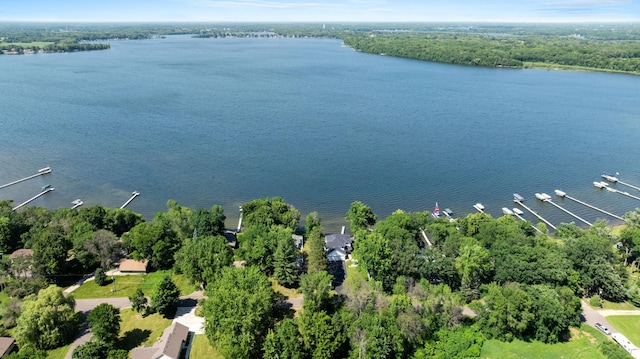 10460 Kismet Isle, Chisago Lake Twp, MN 55013 - aerial view of a nearby body of water