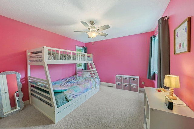 10460 Kismet Isle, Chisago Lake Twp, MN 55013 - carpeted bedroom with a ceiling fan
