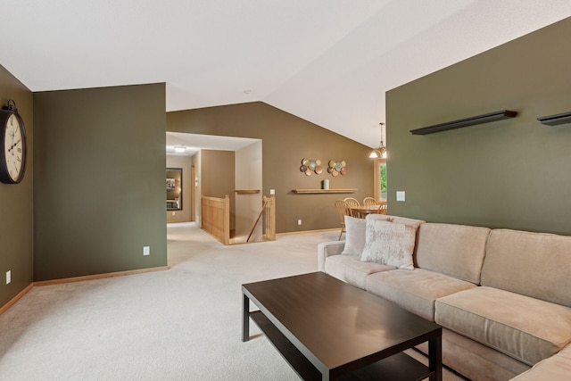 22087 Jasmine Way, Rogers, MN 55374 - living area with lofted ceiling and light carpet