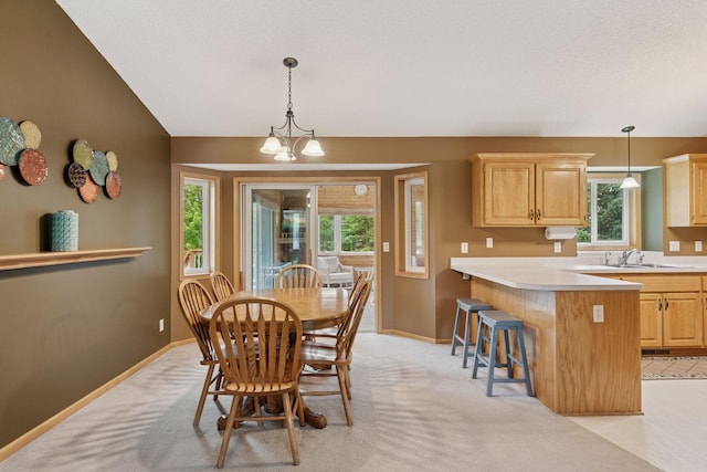 22087 Jasmine Way, Rogers, MN 55374 - dining room featuring healthy amount of natural light and light carpet