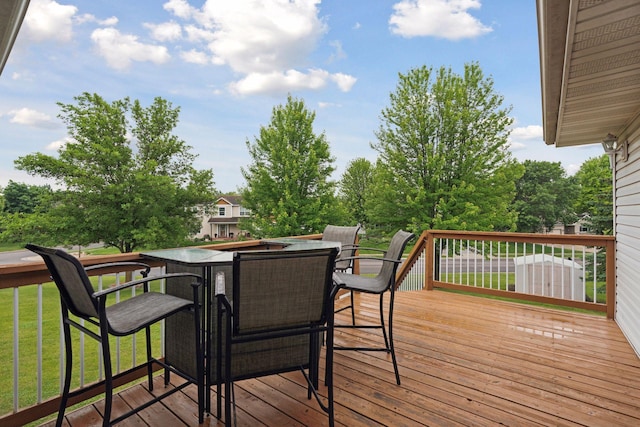 22087 Jasmine Way, Rogers, MN 55374 - deck with outdoor dining space