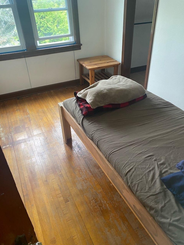 406 N Rd, Cloquet, MN 55720 - bedroom featuring hardwood / wood-style flooring