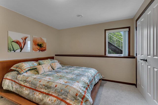 1301 20th Ave S, Sartell, MN 56377 - carpeted bedroom with a closet and baseboards
