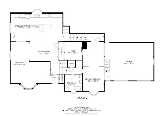 108 1st St, Kenyon, MN 55946 - floor plan / room layout