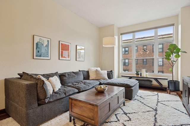 308 18th St Unit 202, Minneapolis, MN 55404 - living room featuring wood finished floors