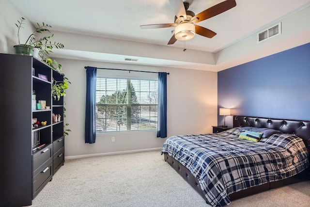 12693 Collegeview Dr Unit 201, Eden Prairie, MN 55347 - bedroom featuring light carpet and a ceiling fan