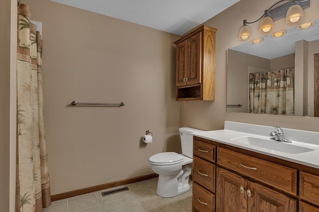 1213 4 1/2 Ave N, Sauk Rapids, MN 56379 - bathroom featuring vanity, tile patterned floors, and curtained shower
