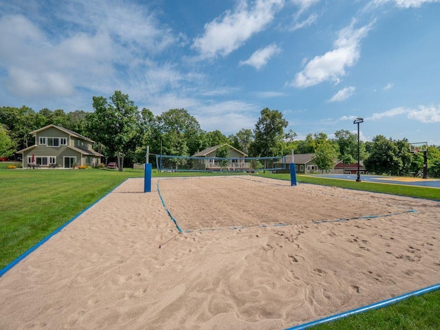 30424 410th Street Unit 4 (Share 3) - Cic #65, Dent, MN 56528 - view of community with volleyball court, a yard, and view of wooded area
