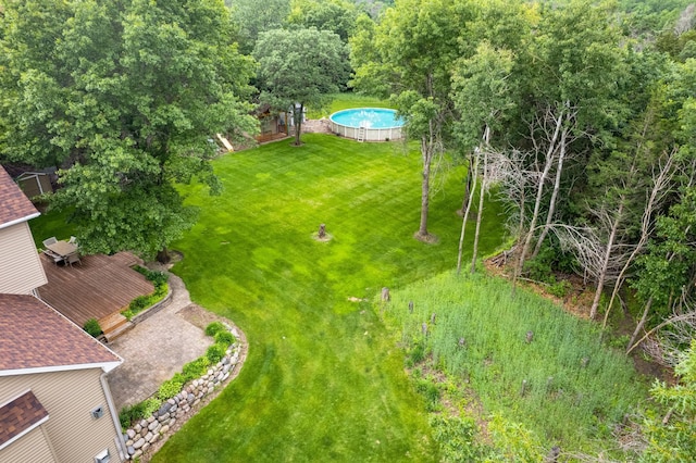 18250 221st Ave NW, Big Lake, MN 55309 - view from above of property featuring a pool