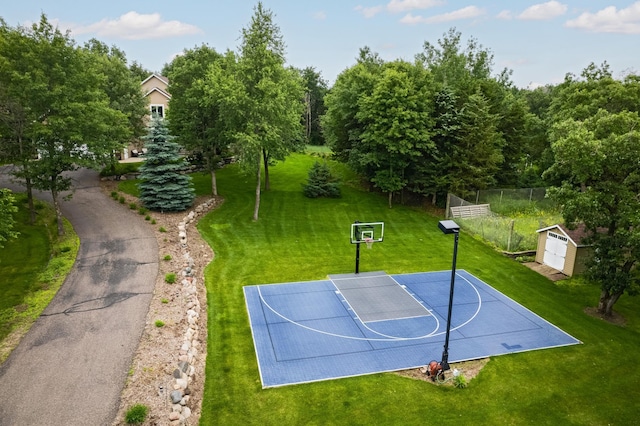 18250 221st Ave NW, Big Lake, MN 55309 - view of sport court featuring basketball court