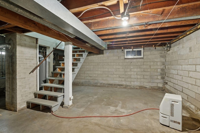 7507 Blaisdell Ave, Richfield, MN 55423 - unfinished basement with stairs