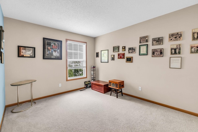 4107 Scott Ave N, Robbinsdale, MN 55422 - miscellaneous room with carpet and a textured ceiling