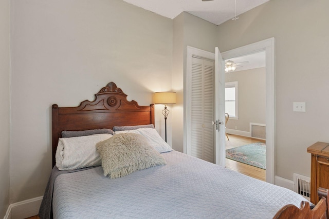 5321 39th Ave S, Minneapolis, MN 55417 - bedroom featuring a closet and wood finished floors
