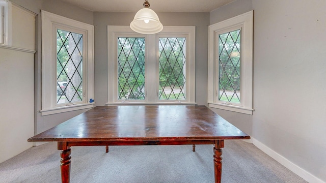 3672 Snelling Ave N, Arden Hills, MN 55112 - dining room with healthy amount of natural light and carpet