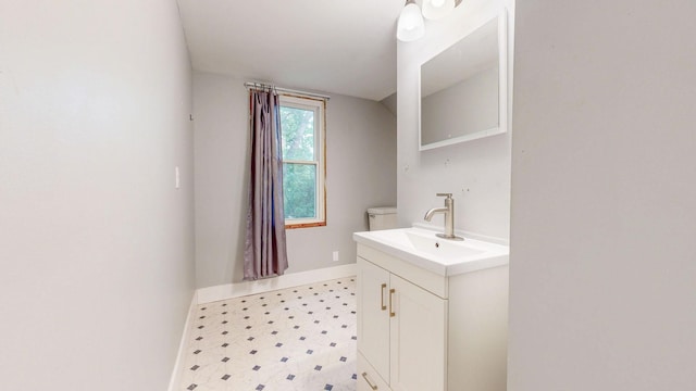3672 Snelling Ave N, Arden Hills, MN 55112 - bathroom with vanity and tile patterned floors