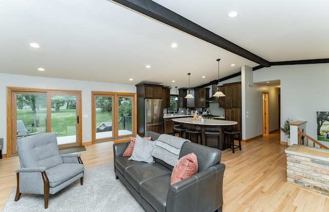 25 Conway Ct SE, Rochester Twp, MN 55904 - living room with recessed lighting and light wood finished floors
