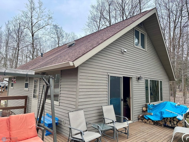 12981 Arcadia Ct NE, Turtle Lake Twp, MN 56601 - view of deck
