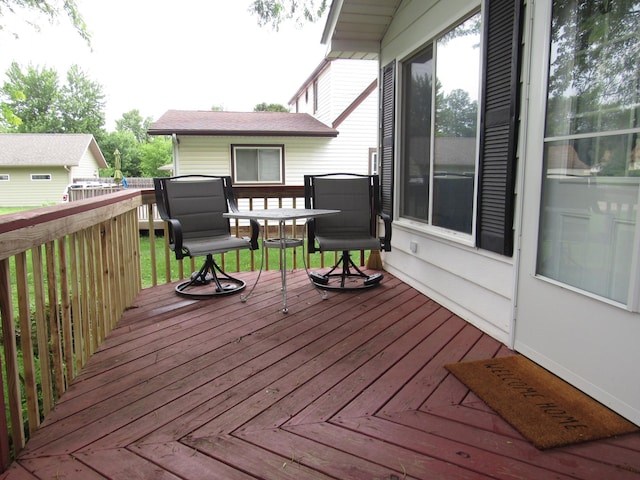 401 St Paul Ave, Fulda, MN 56131 - view of deck