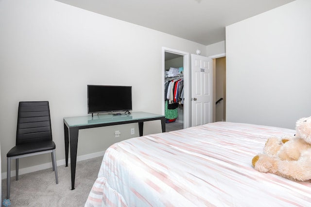 1326 Commander Dr W, West Fargo, ND 58078 - bedroom featuring carpet, a spacious closet, and a closet