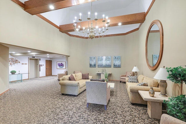 3801 98th St Unit 108, Bloomington, MN 55431 - lobby with beam ceiling and a towering ceiling