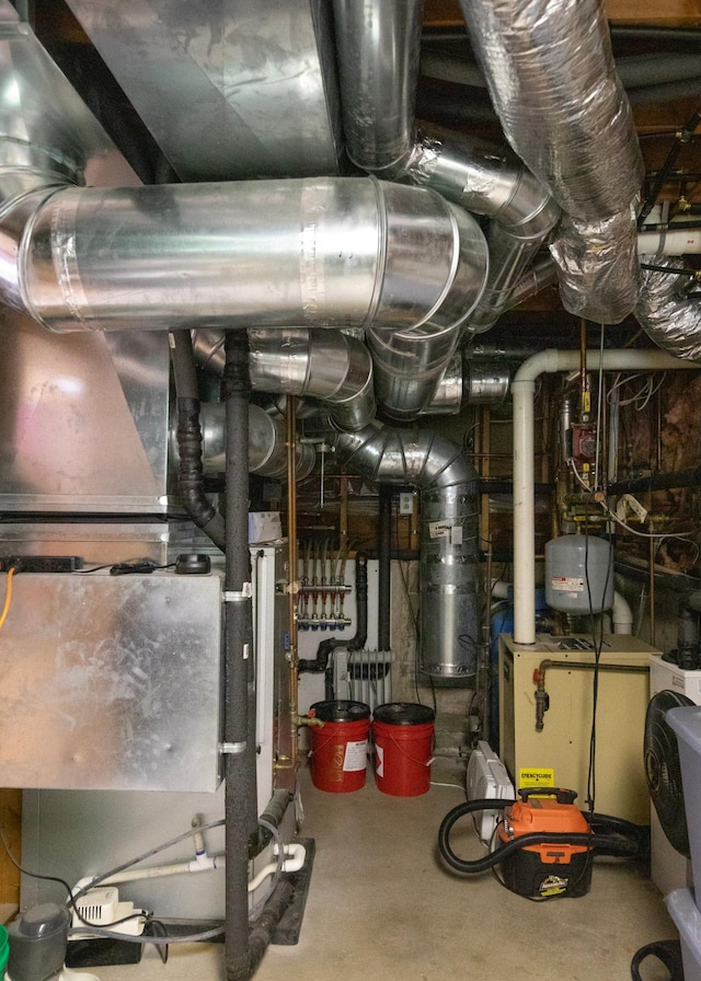 9777 Gruhlke Rd, Summit Twp, WI 54836 - utilities featuring a heating unit