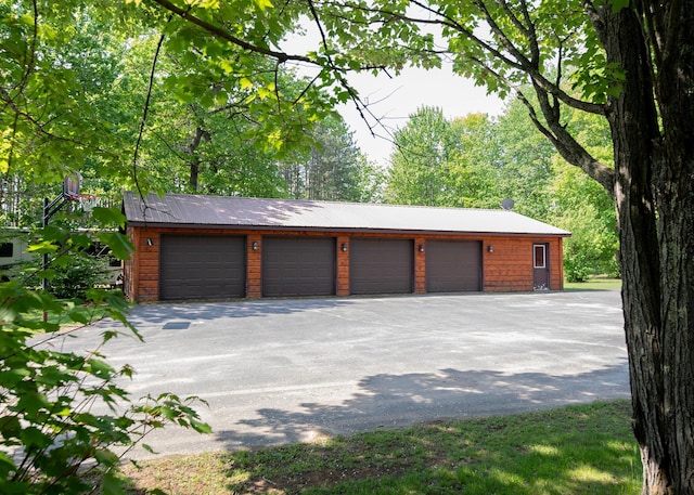9777 Gruhlke Rd, Summit Twp, WI 54836 - view of detached garage