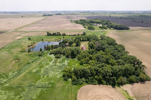 1572 County Road 4, Island Lake Twp, MN 56157 - aerial view of property's location with rural landscape and a large body of water