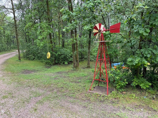 42863 270th St, Malung Twp, MN 56751 - view of yard featuring a view of trees